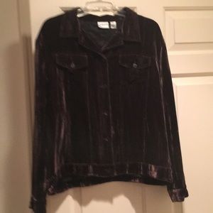 Chicos brown button down jacket